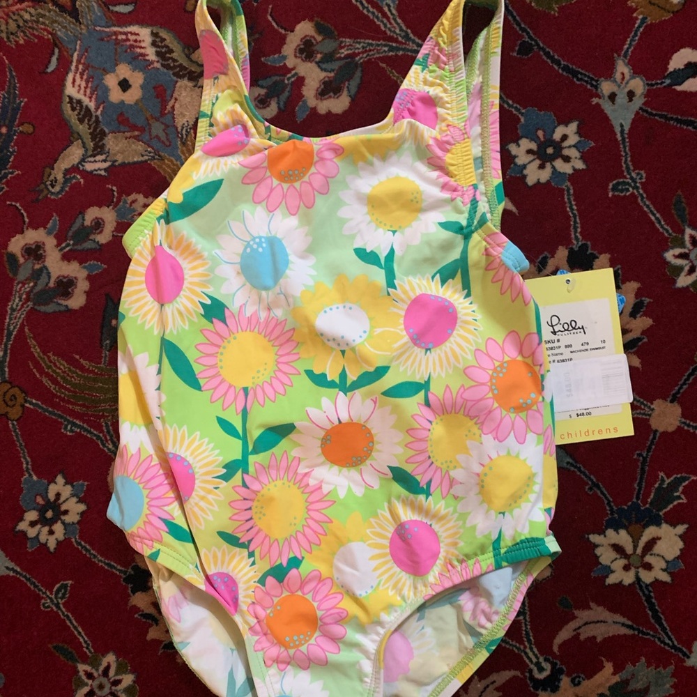 lilly pulitzer children’s bathing suit new with tags swimsuit